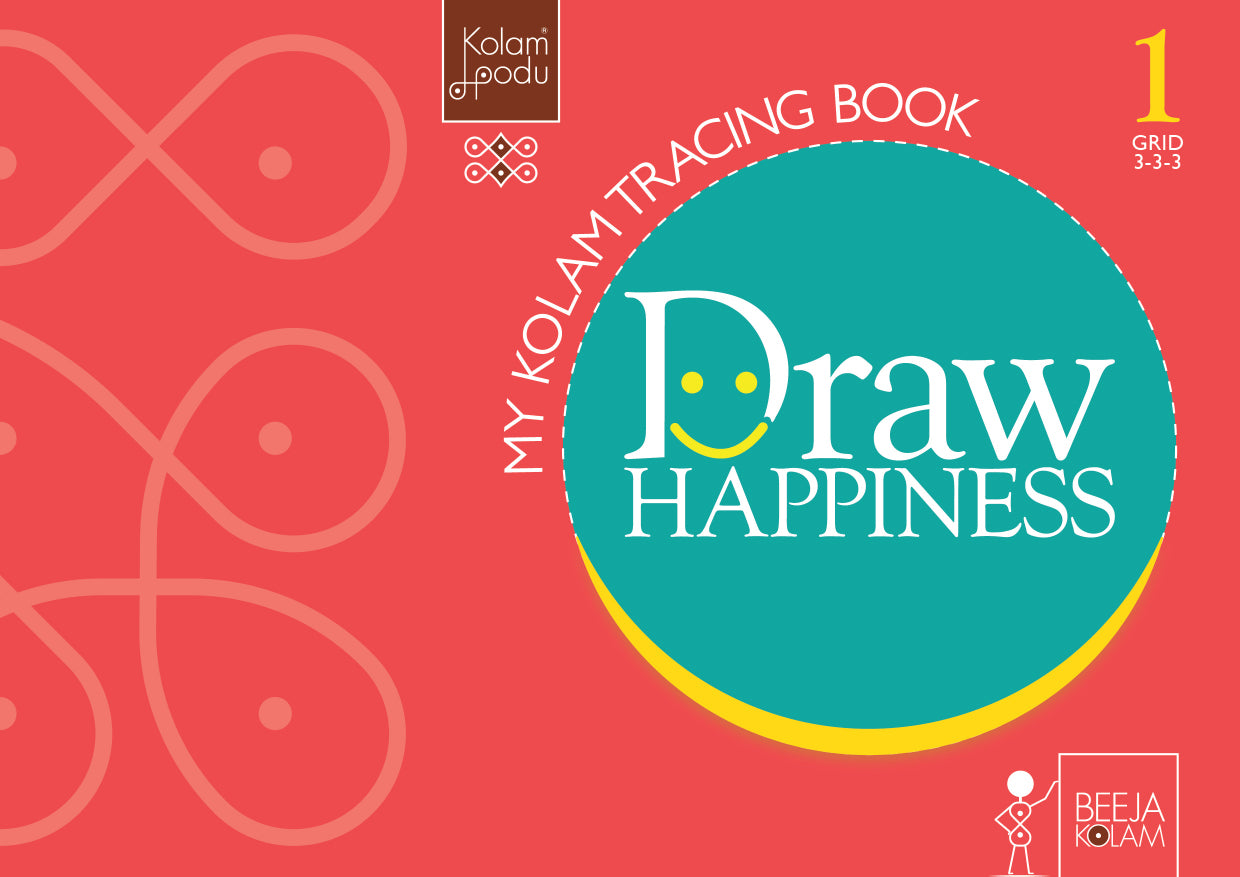 Grid 3-3-3 - Draw Happiness- Tracing Series