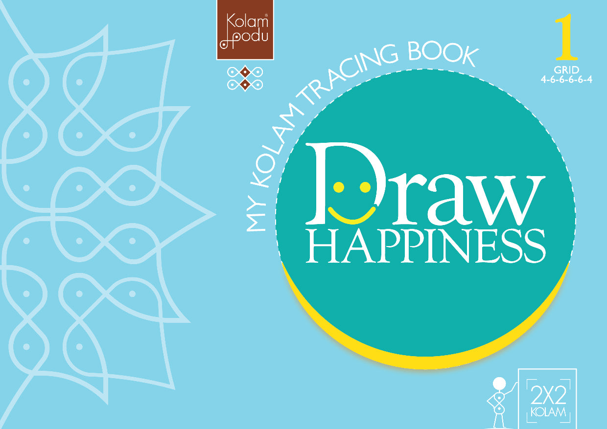 Grid 4-6-6-6-6-4 - Draw Happiness- Tracing Series